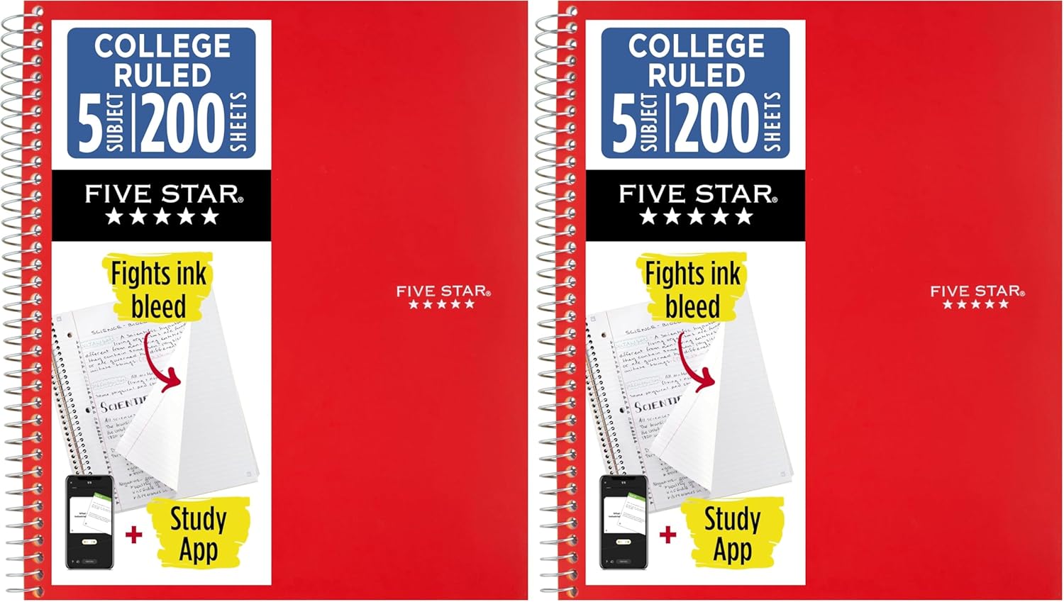 Five Star Spiral Notebook - Image 2