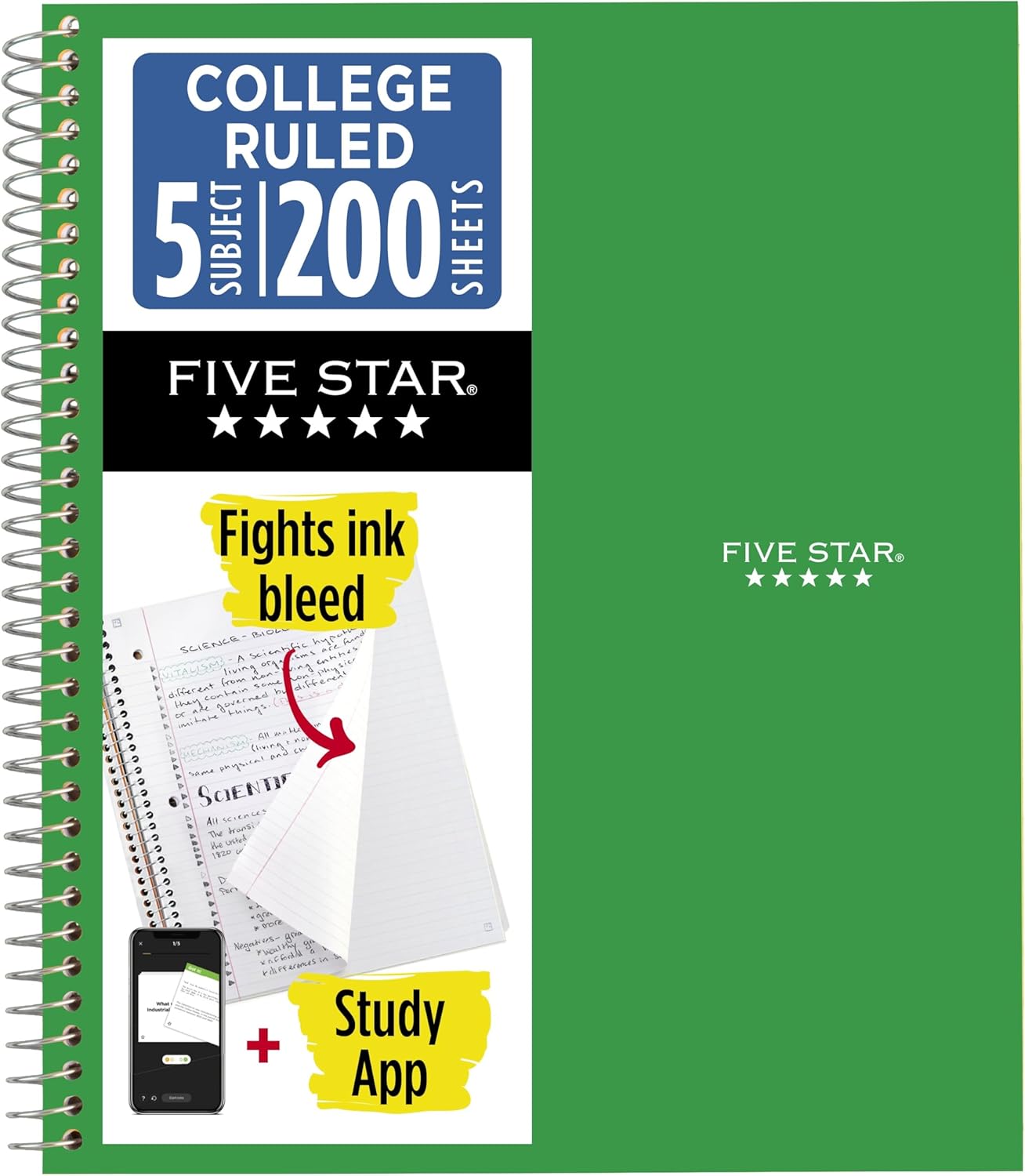 Five Star Spiral Notebook - Image 10