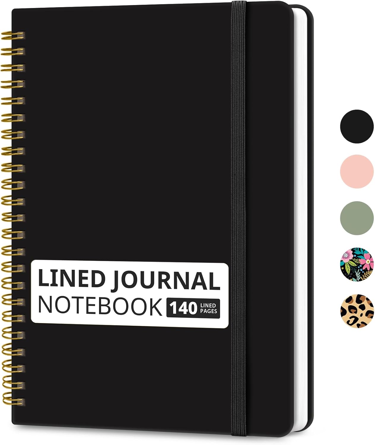 Taja Lined Spiral Journal Notebook - Image 3