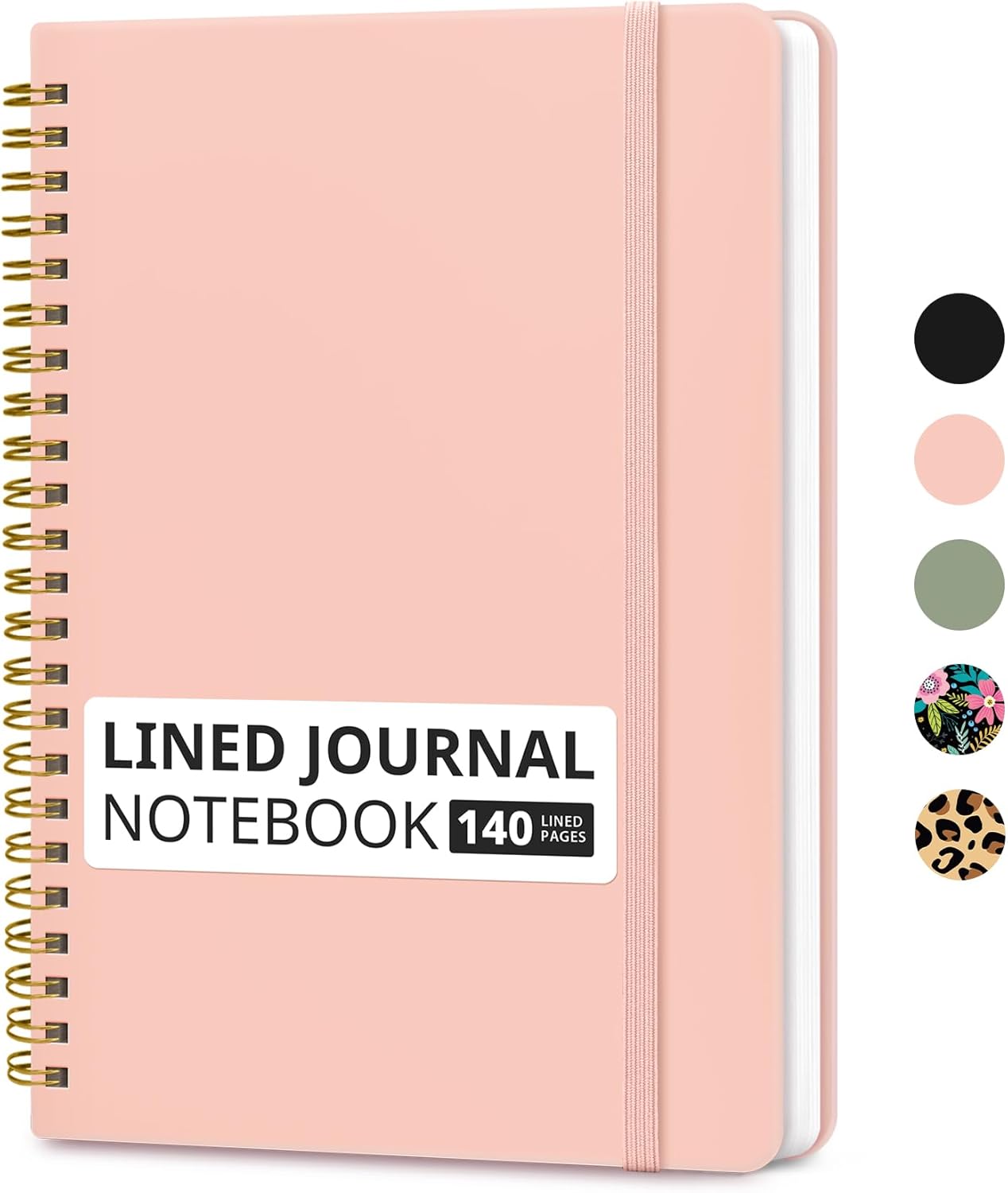 Taja Lined Spiral Journal Notebook - Image 5